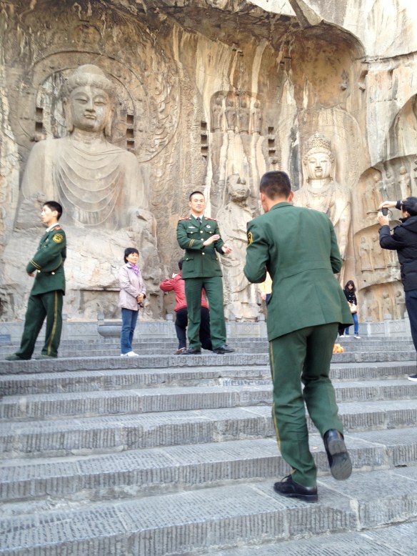soldiers at Vairocana