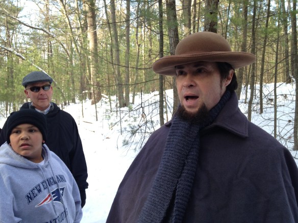 "Listen to the sounds of Walden Pond"